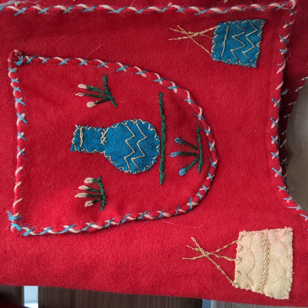 Handmade embroidered vintage wool blazer from Mexico. 40s/50s - Picture 6 of 10
